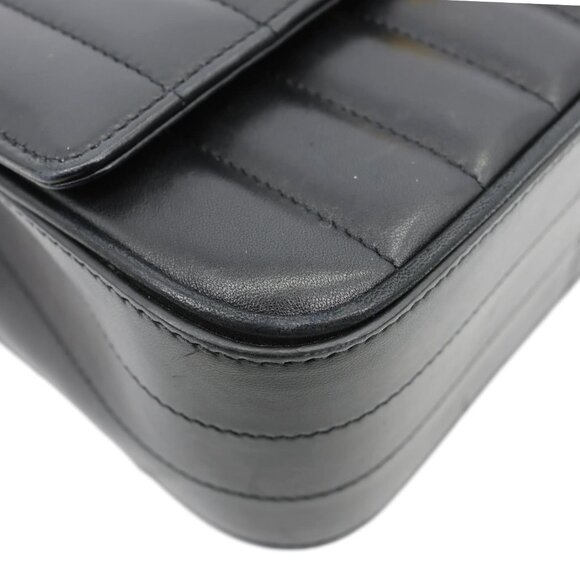 Yves Saint Laurent  Vicky Medium Vertical Quilted Leather Chain Crossbody Bag - Picture 6 of 14